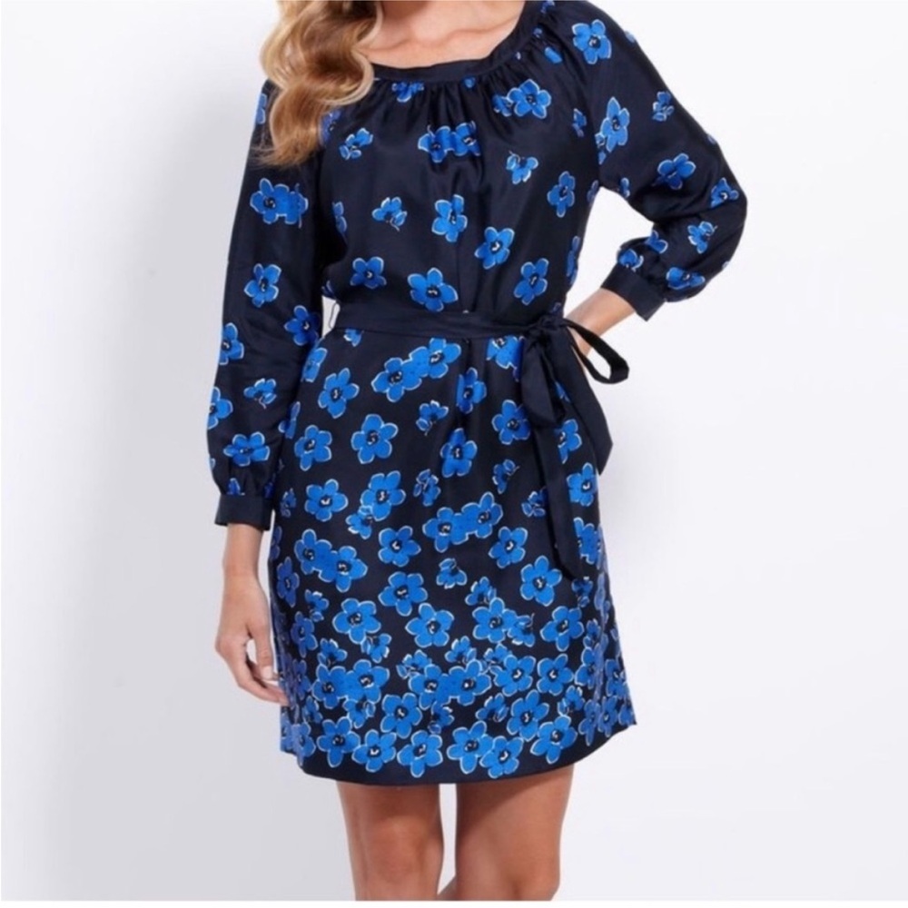 Vineyard Vines Atlantic Floral Silk Dress 8